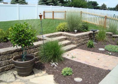 Retaining wall with Steps